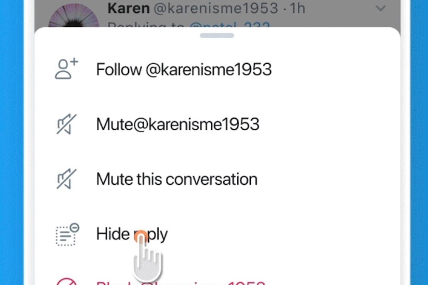 Tweetlere verilen yanıtlar gizlenebilecek Tweetlere verilen yanıtlar gizlenebilecek